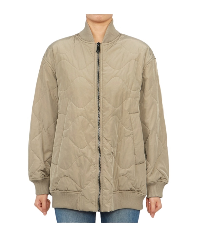 Weekend Max Mara Long-sleeved Casual Jacket In Nude