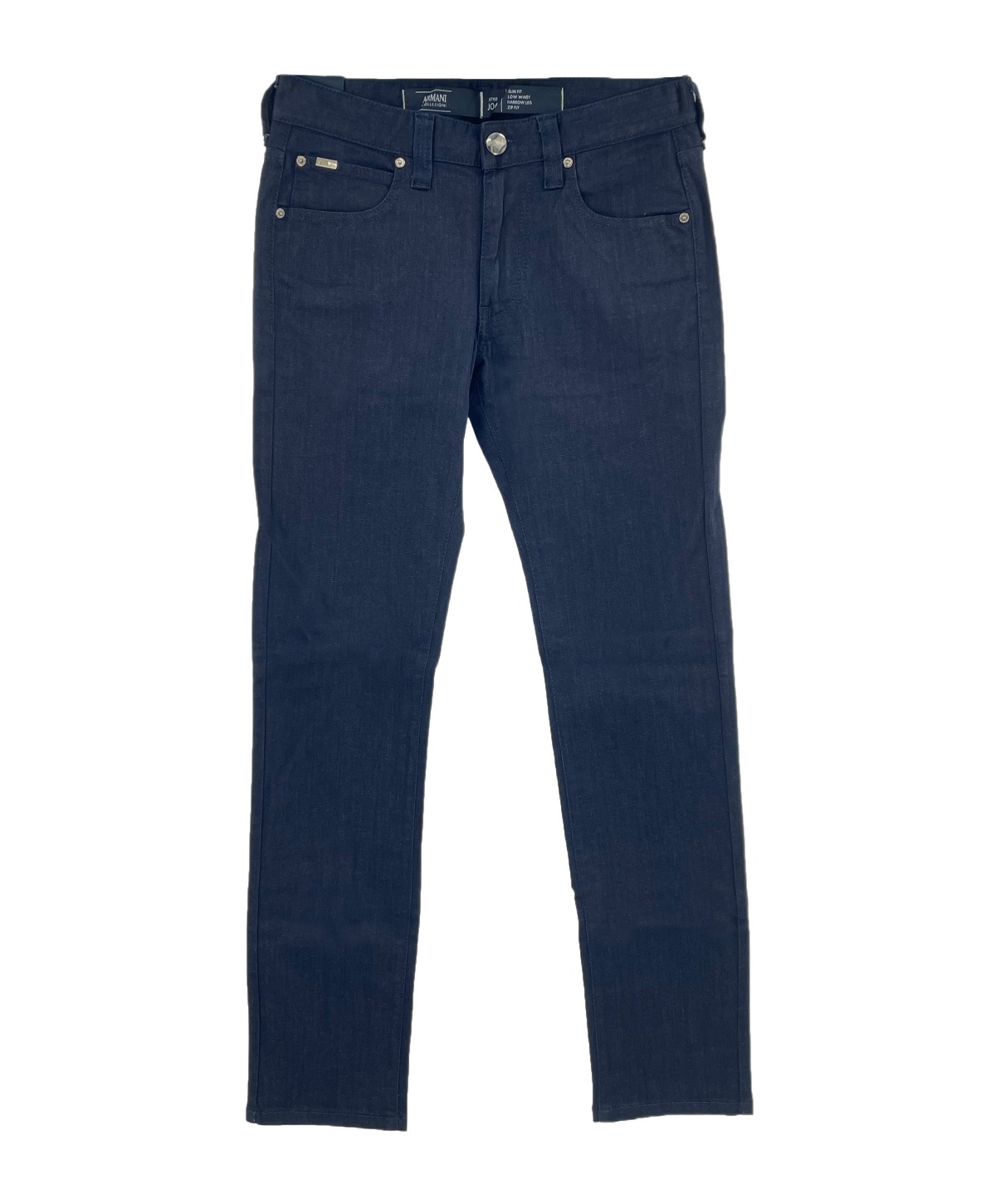 Shop Armani Collezioni Five-pocket Jeans In Blue