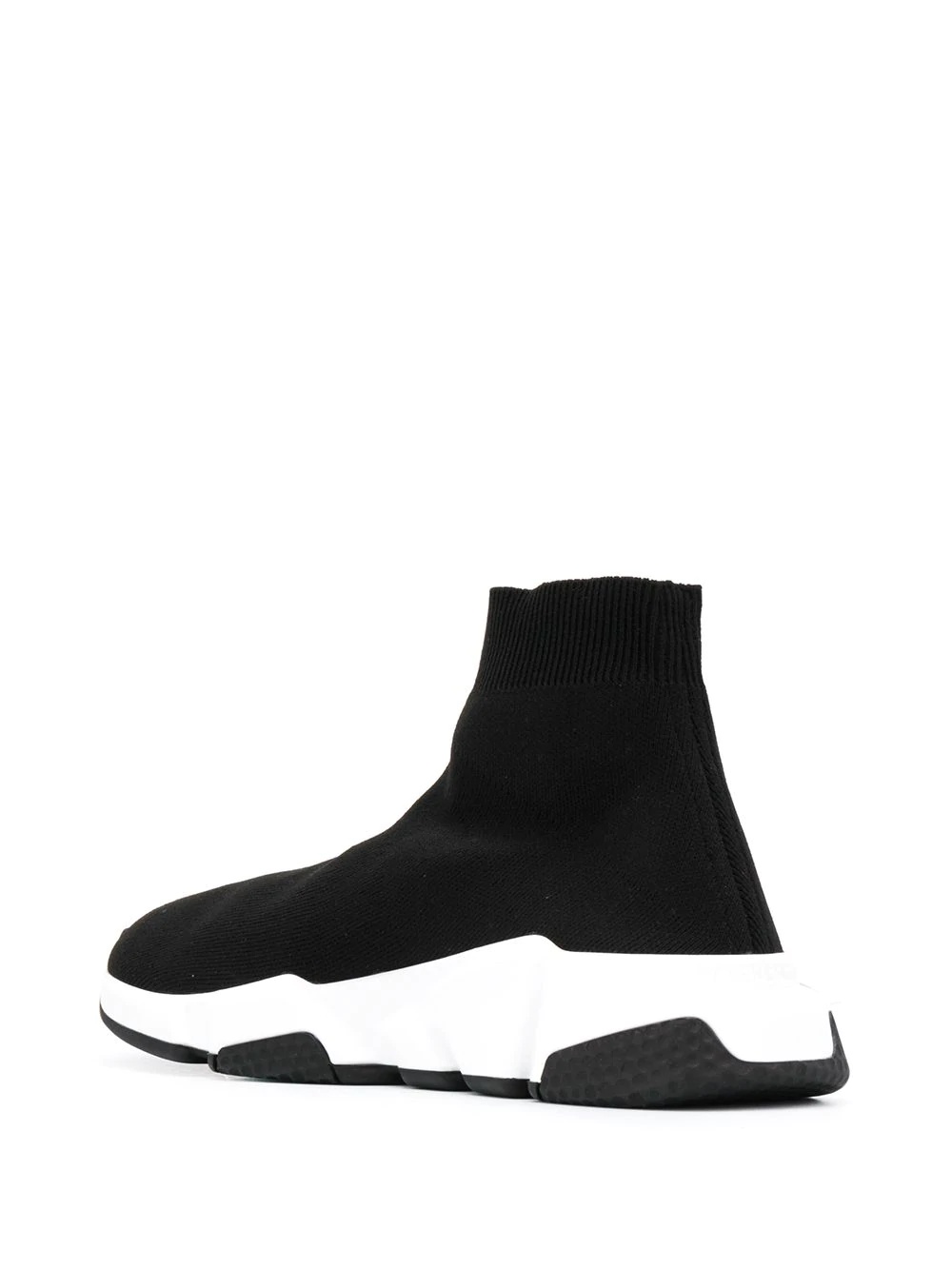 BALENCIAGA SNEAKERS SPEED GRAFFITI IN MAGLIA RICICLATA DA DONNA IN NERO