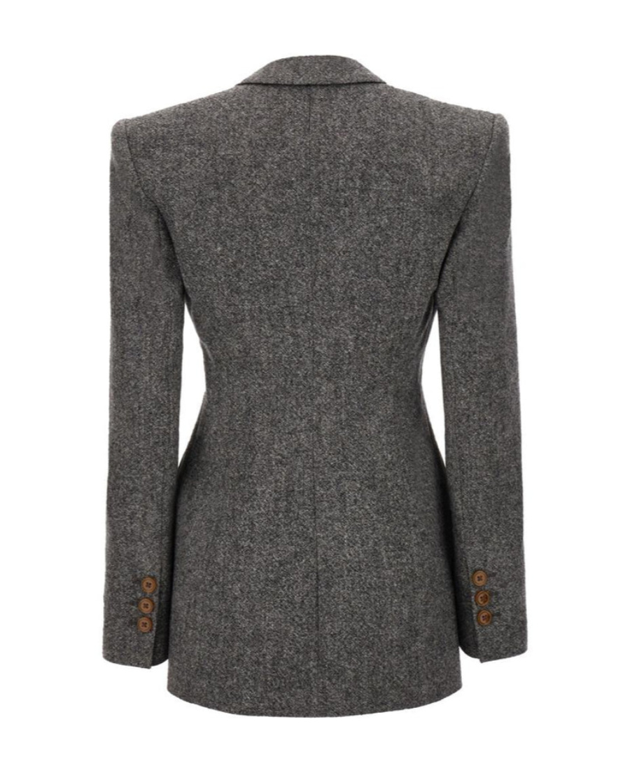 VIVIENNE WESTWOOD DOUBLE-BREASTED LONG-SLEEVED SUIT JACKET