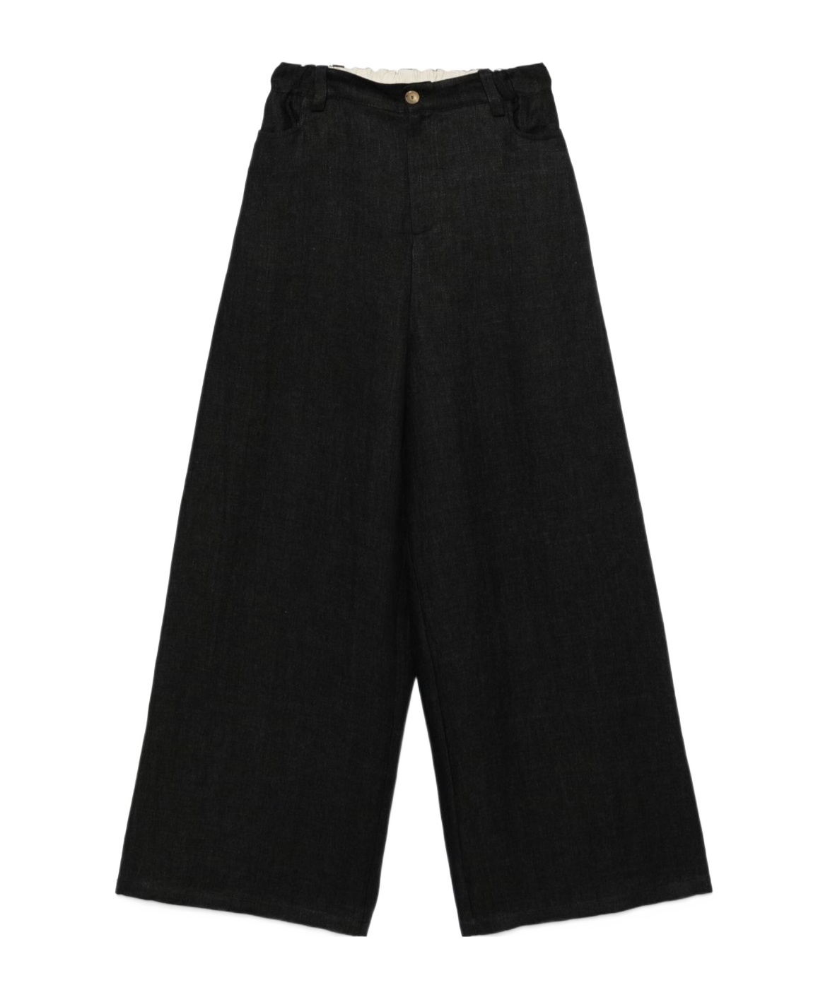 Alysi Linen Wide Leg Trousers