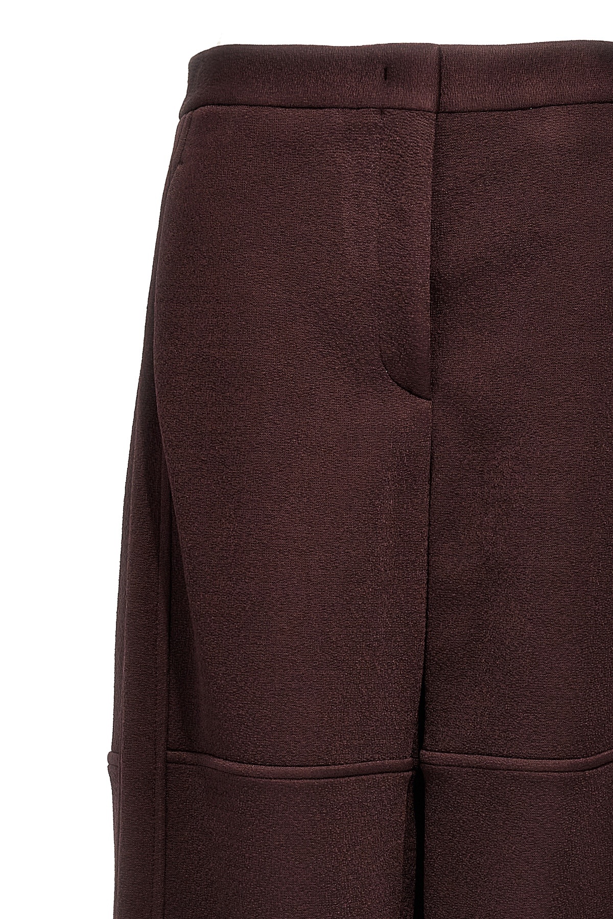 Jil Sander Satin-twill Straight-leg Pants In Black