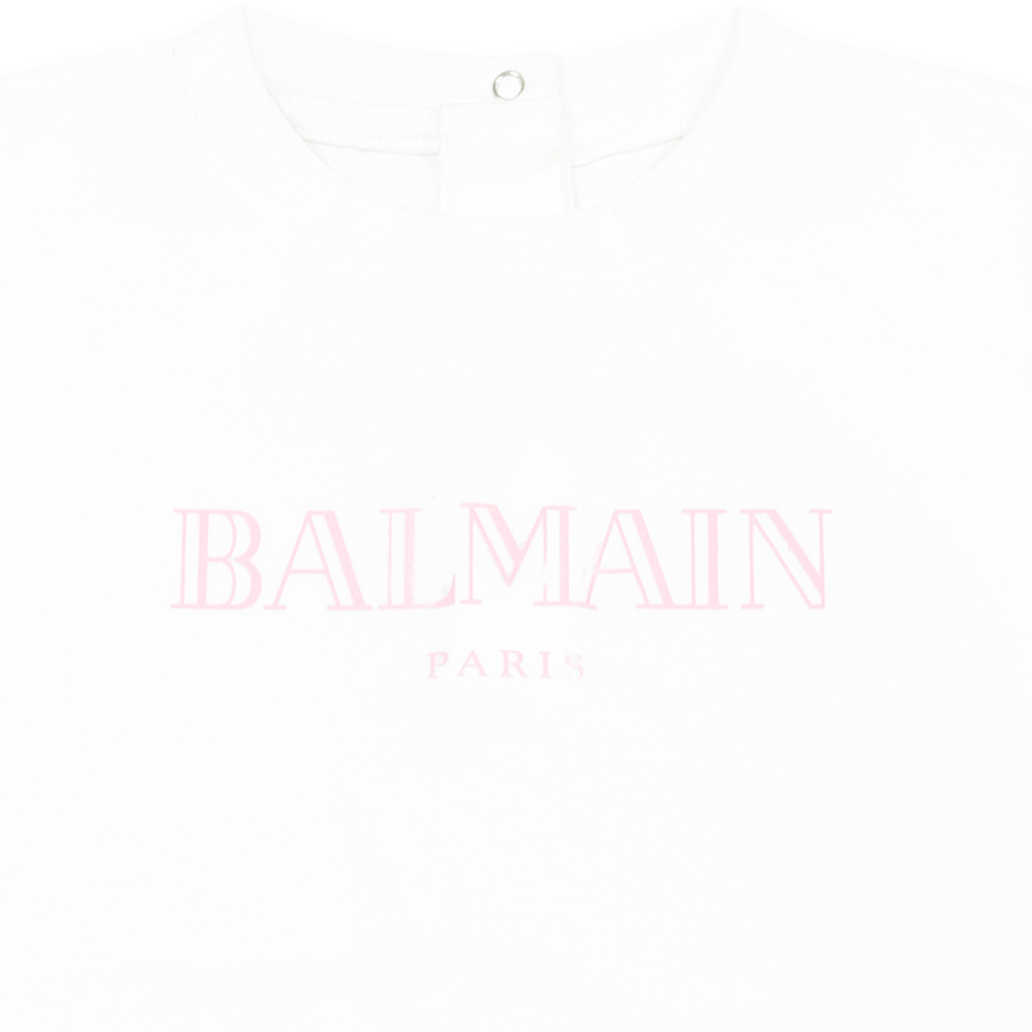 Shop Balmain Logo-print T-shirt In White