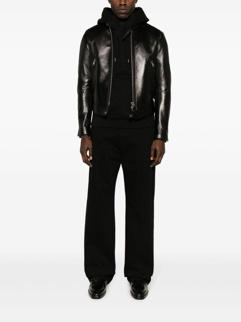 Dolce & Gabbana Mid-rise Straight-leg Jeans In Black