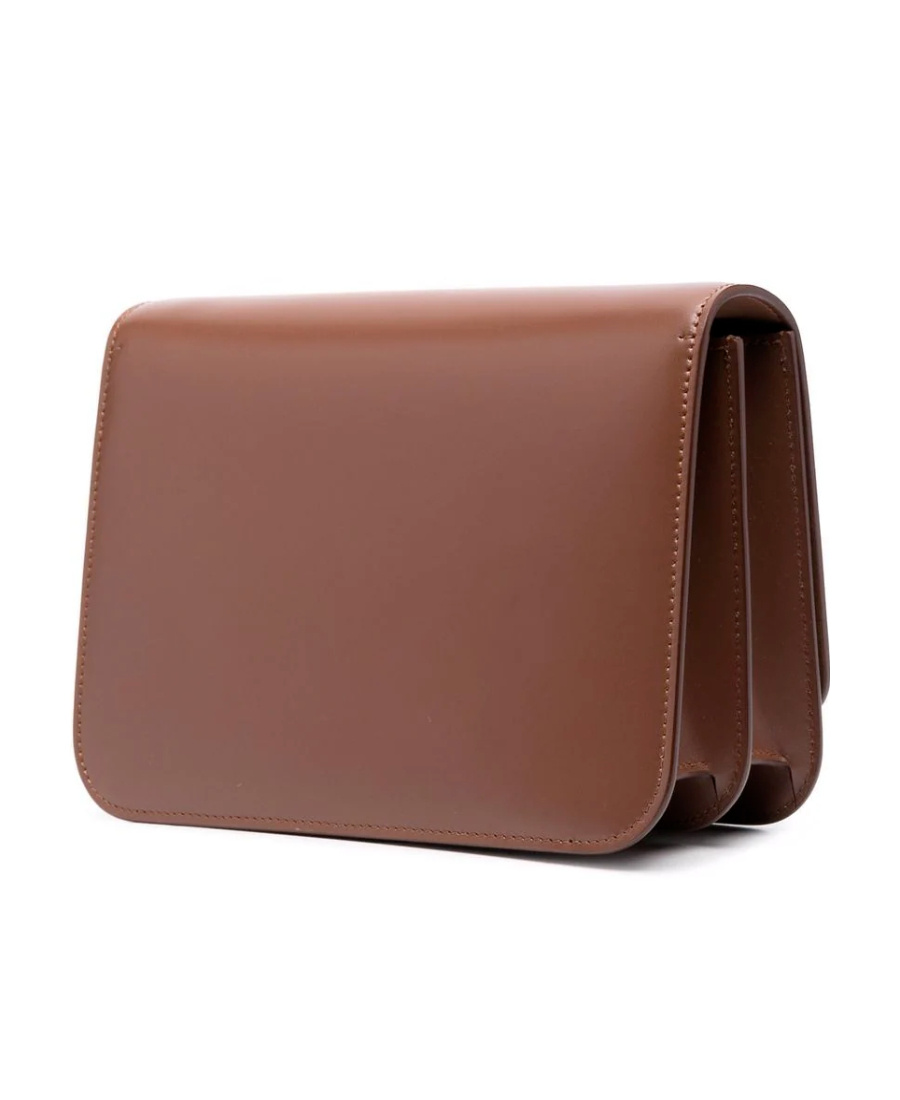 Burberry Small Tb Crossbody Bag In Brown