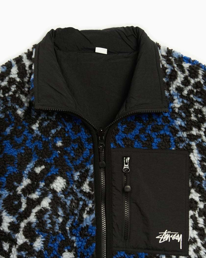 Shop Stussy Double-sided Casual Jacket In Black