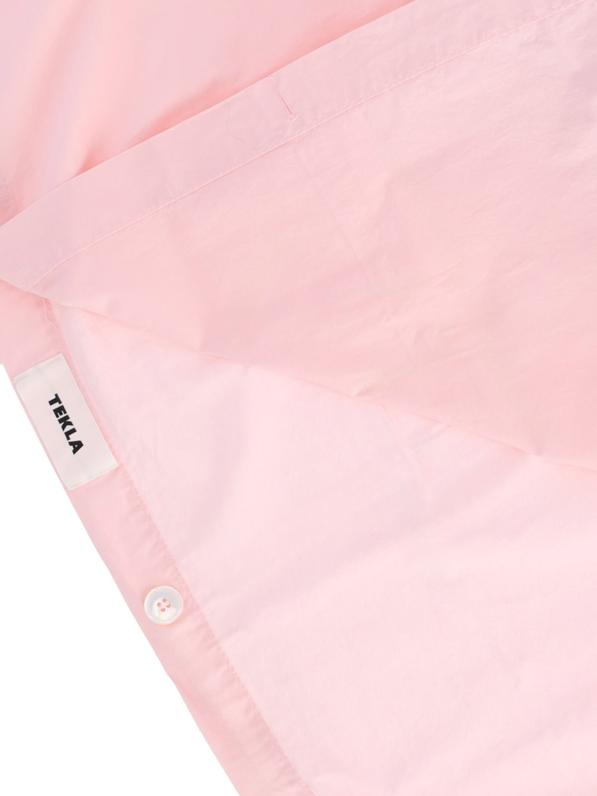 Tekla High-quality Percale Cotton Quilt Cover In Pink