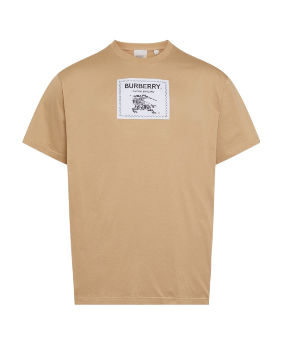 BURBERRY LOGO-PRINT DETAIL T-SHIRT