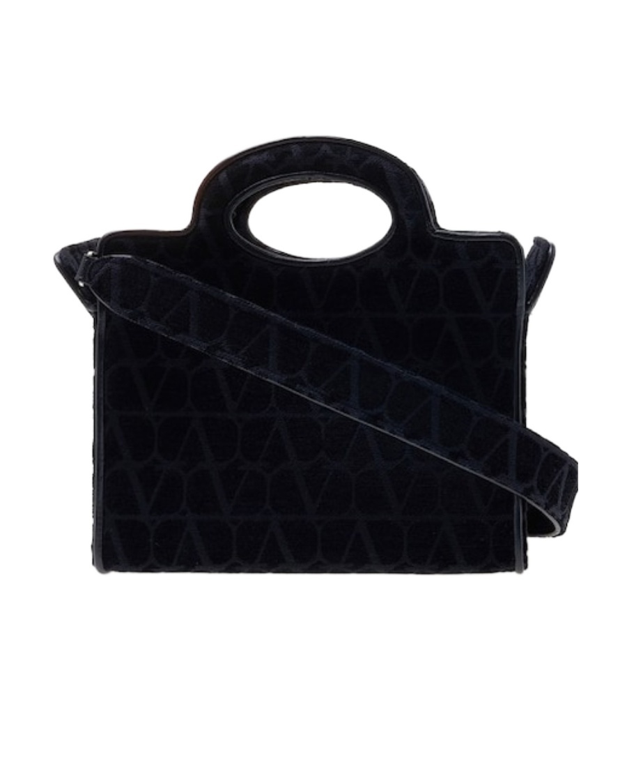 Valentino Le Troisième Toile Iconographe Tote Bag In Black