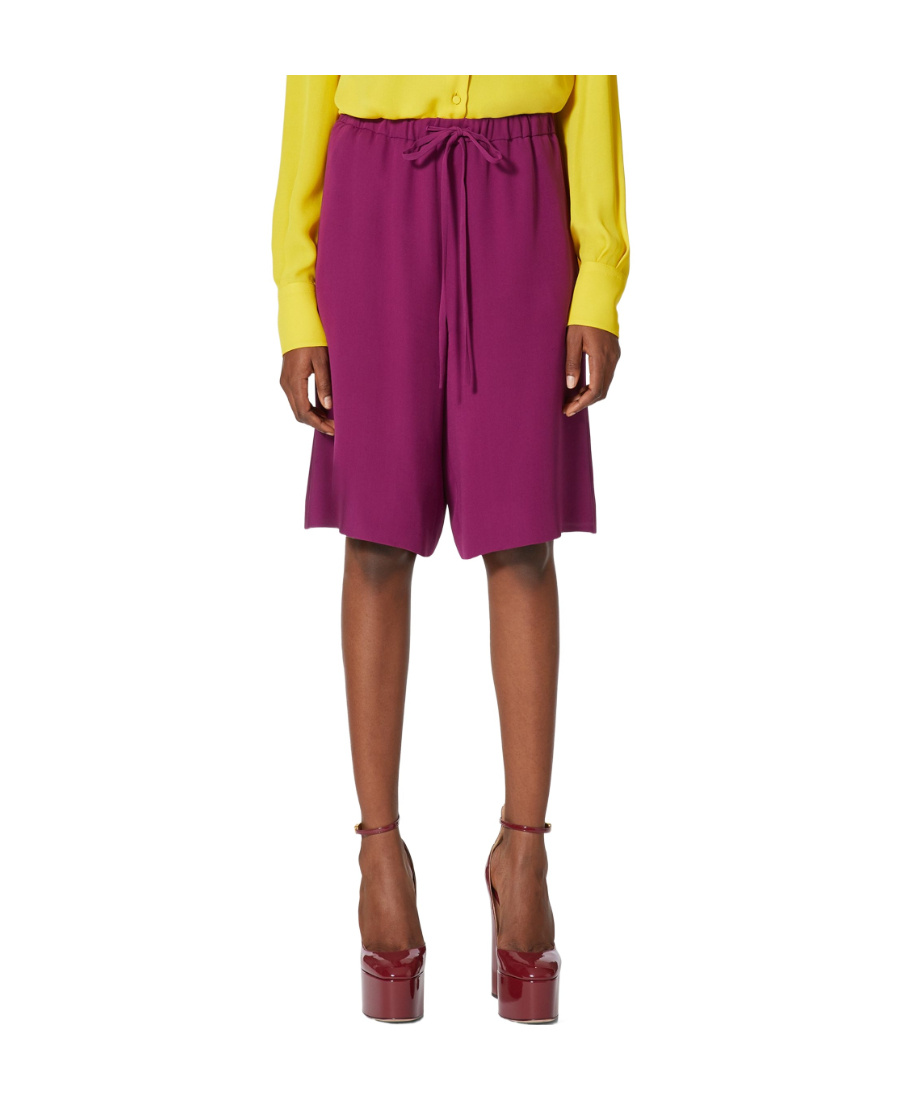 Valentino Drawstring Knee-length Shorts In Multi