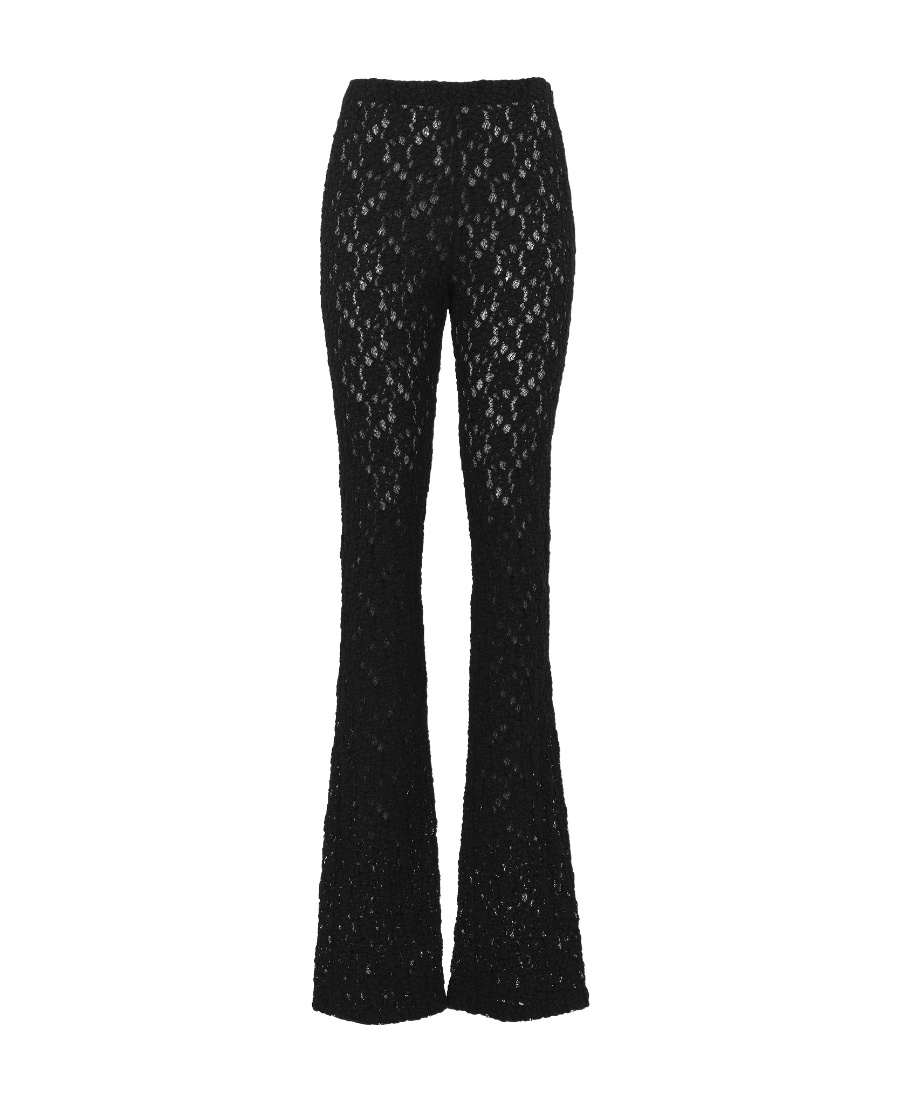 Chloé Horn Casual Pants In Black