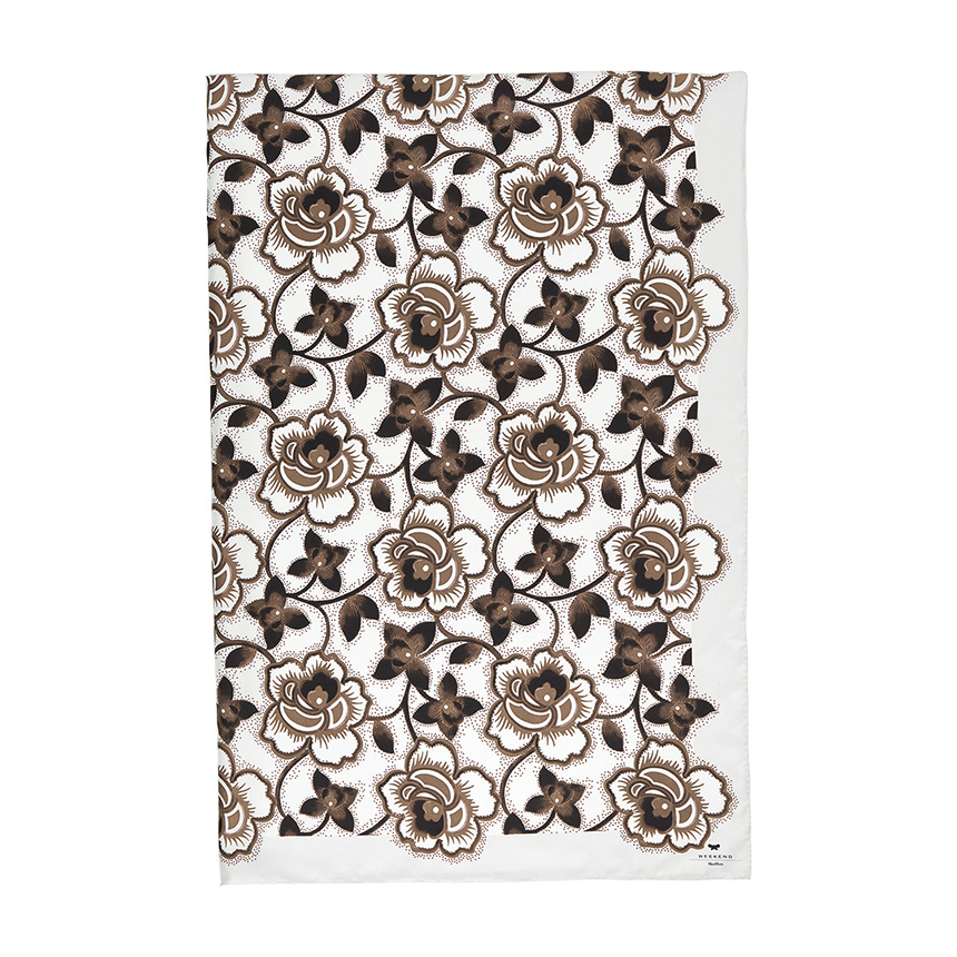 Weekend Max Mara Patterned Silk Scarves In White