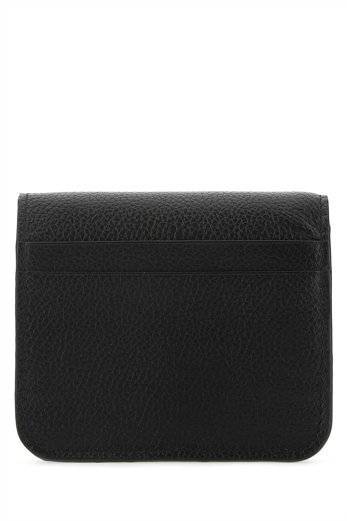 Balenciaga Logo Printed Wallet In Black