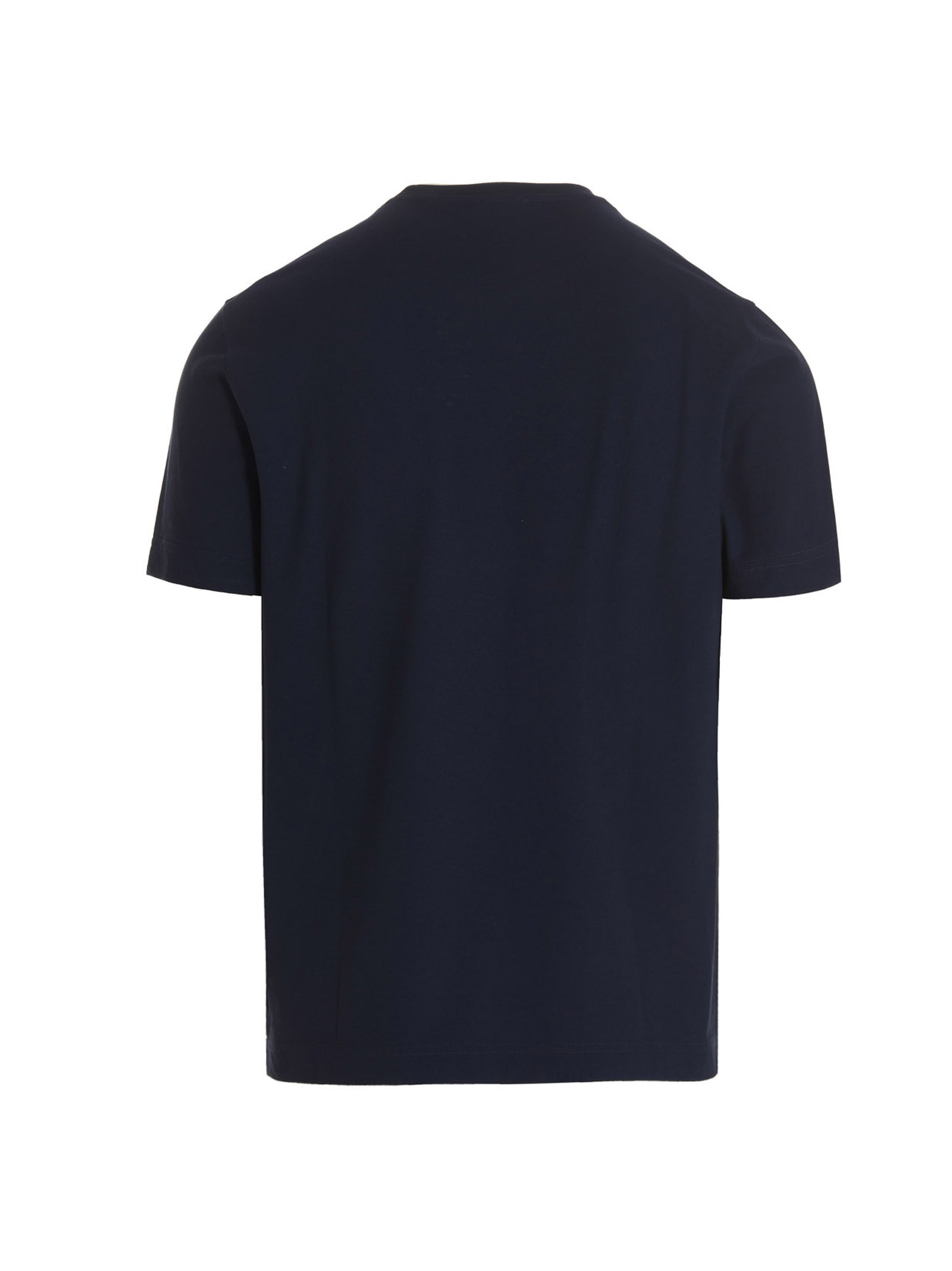 Zanone Regular-fit Cotton Knit Sweater With Ribbed Trims In Black
