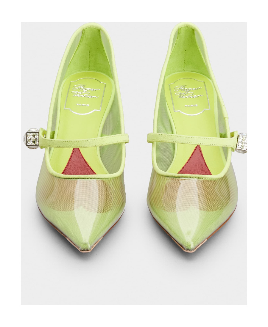 ROGER VIVIER VIRGULE BABIES PUMPS IN PVC 