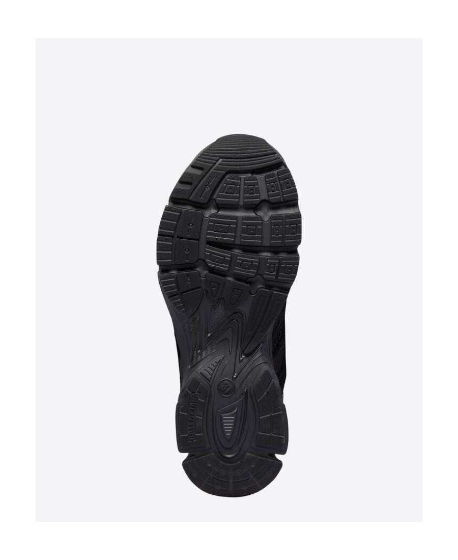 Balenciaga Phantom Mesh-paneled Sneakers In Black