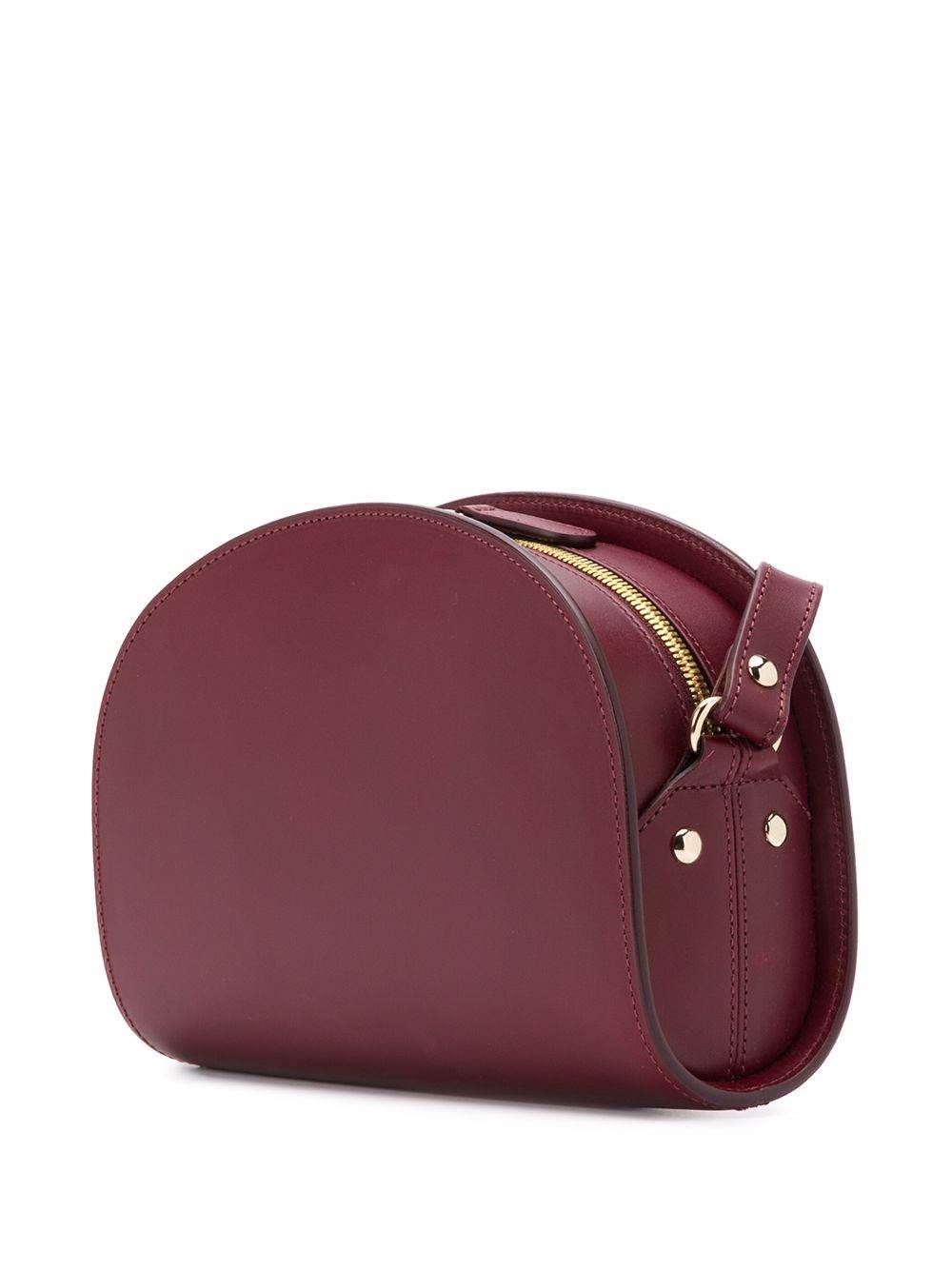 Apc Mini Demi-lune Shoulder Bag In Brown
