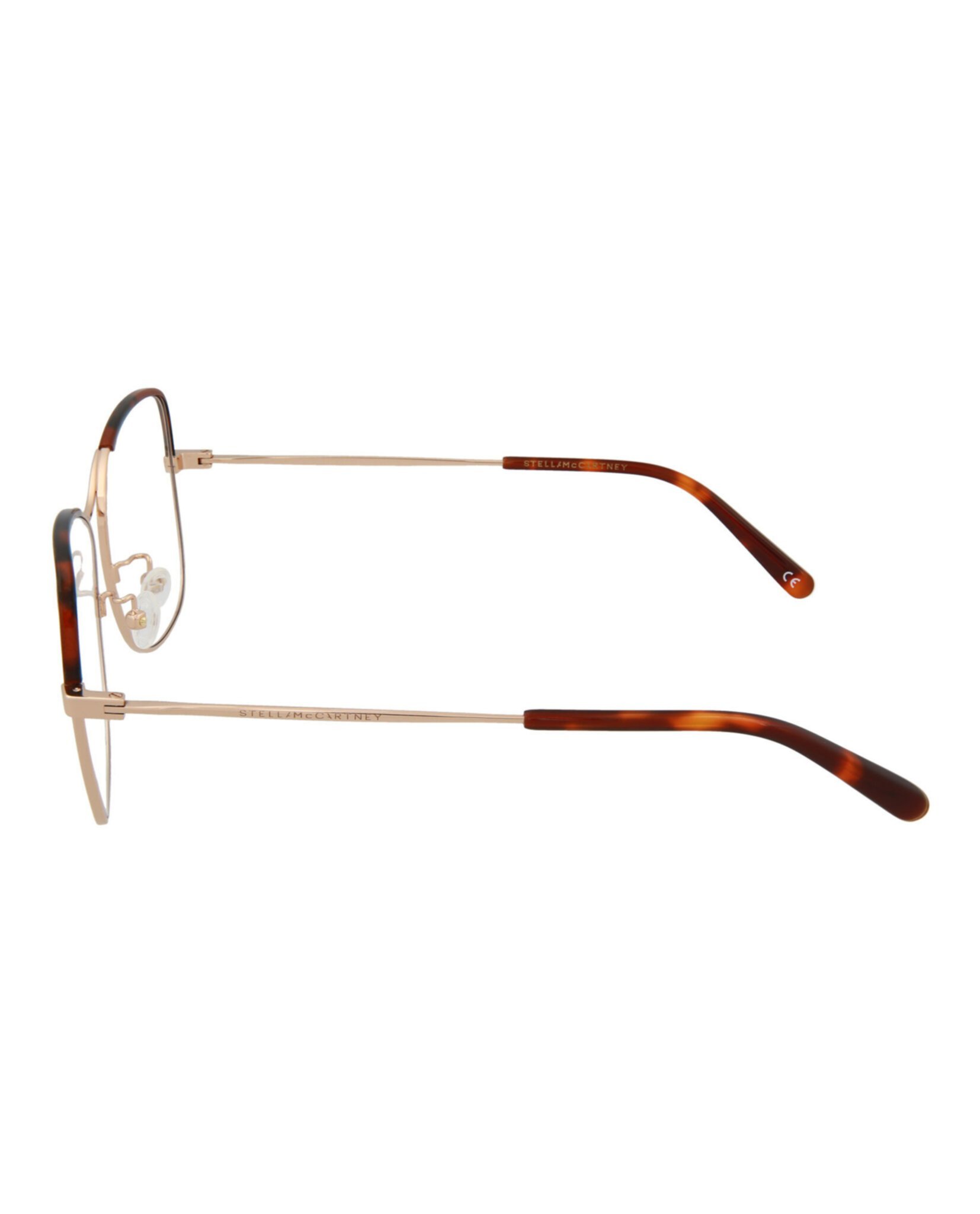 Stella Mccartney Circular Flat Mirror In Nude