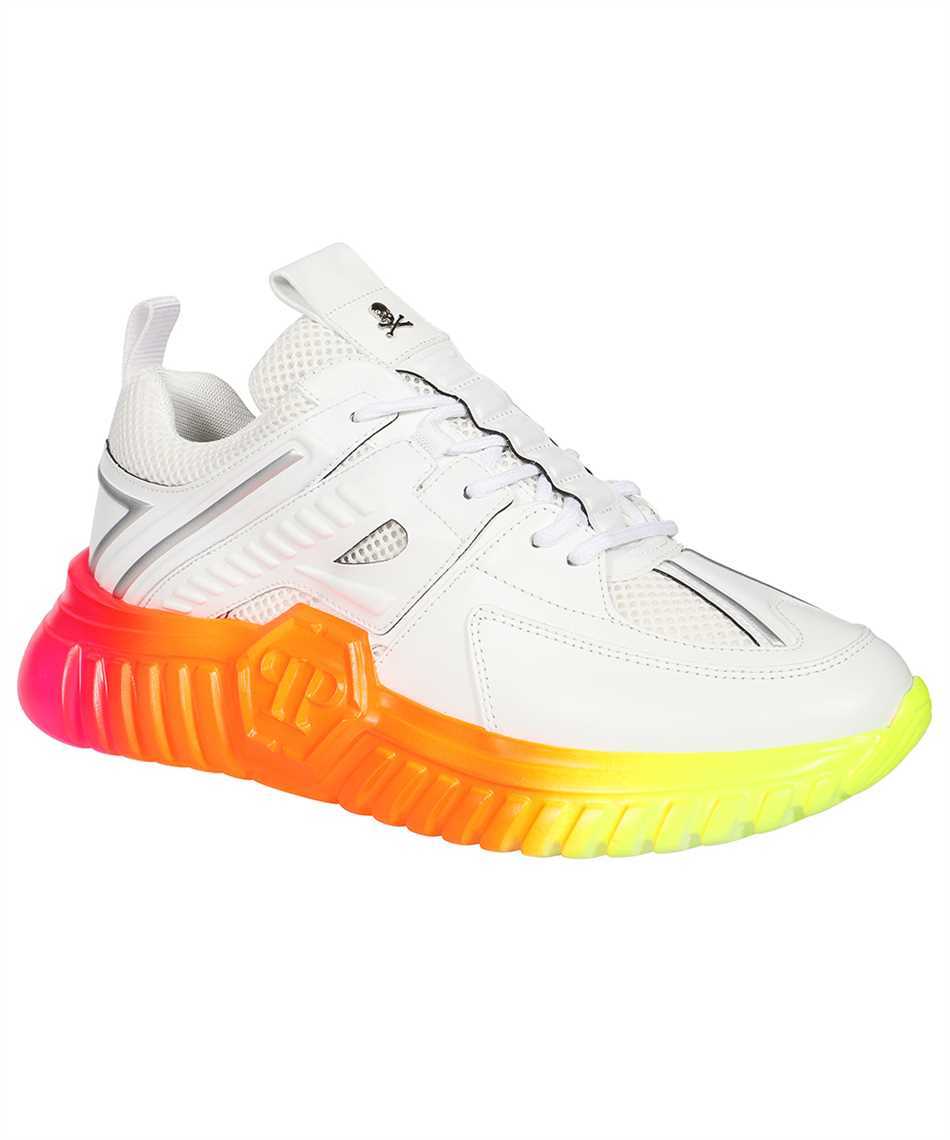 Philipp Plein Runner Rainbow Low-top Sneakers In White