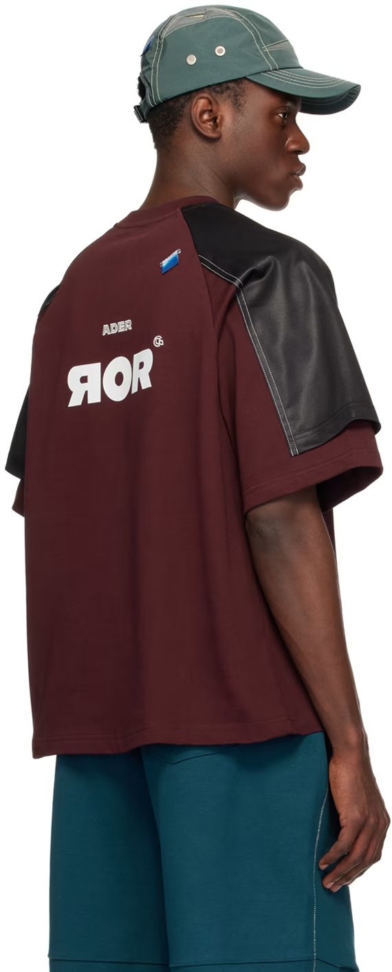 Ader Error Short-sleeved T-shirt In Brown