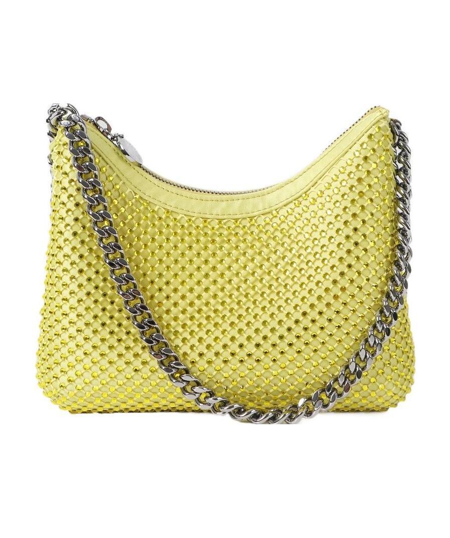 Stella Mccartney Falabella Mini Shoulder Bag In Yellow