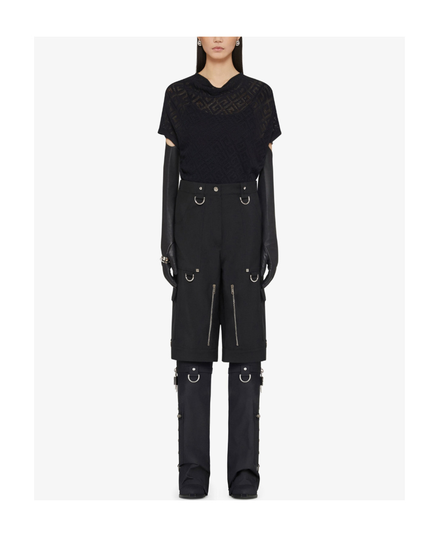 Givenchy 4g Jacquard T-shirt In Black