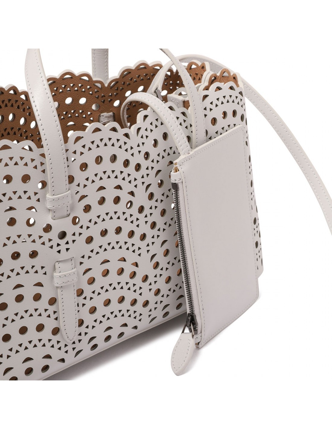 Alaïa Vienne Shoulder Bag In Gray