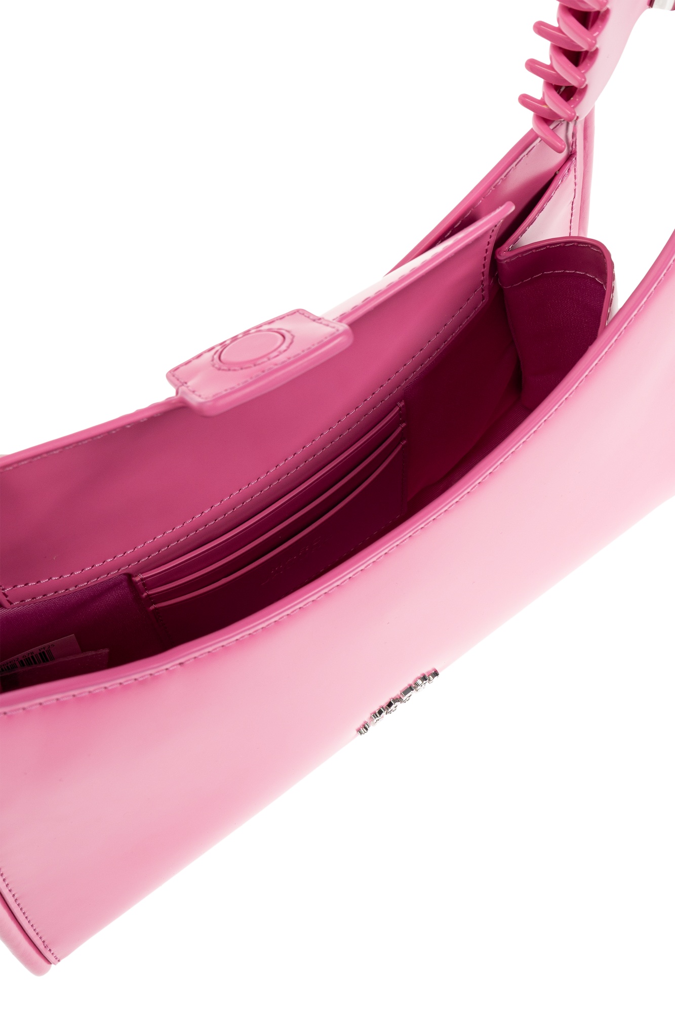 Marc Jacobs Glam Claw Clip Leather Shoulder Bag