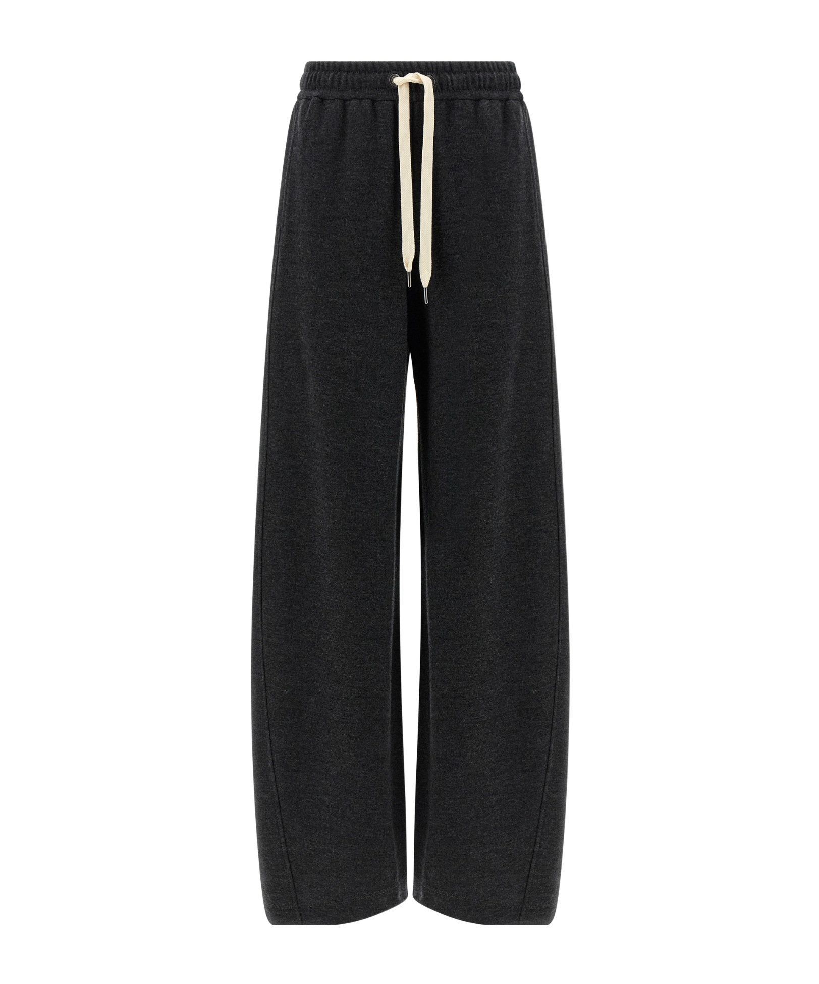 Brunello Cucinelli Cashmere Joggers Pants Gray In Black