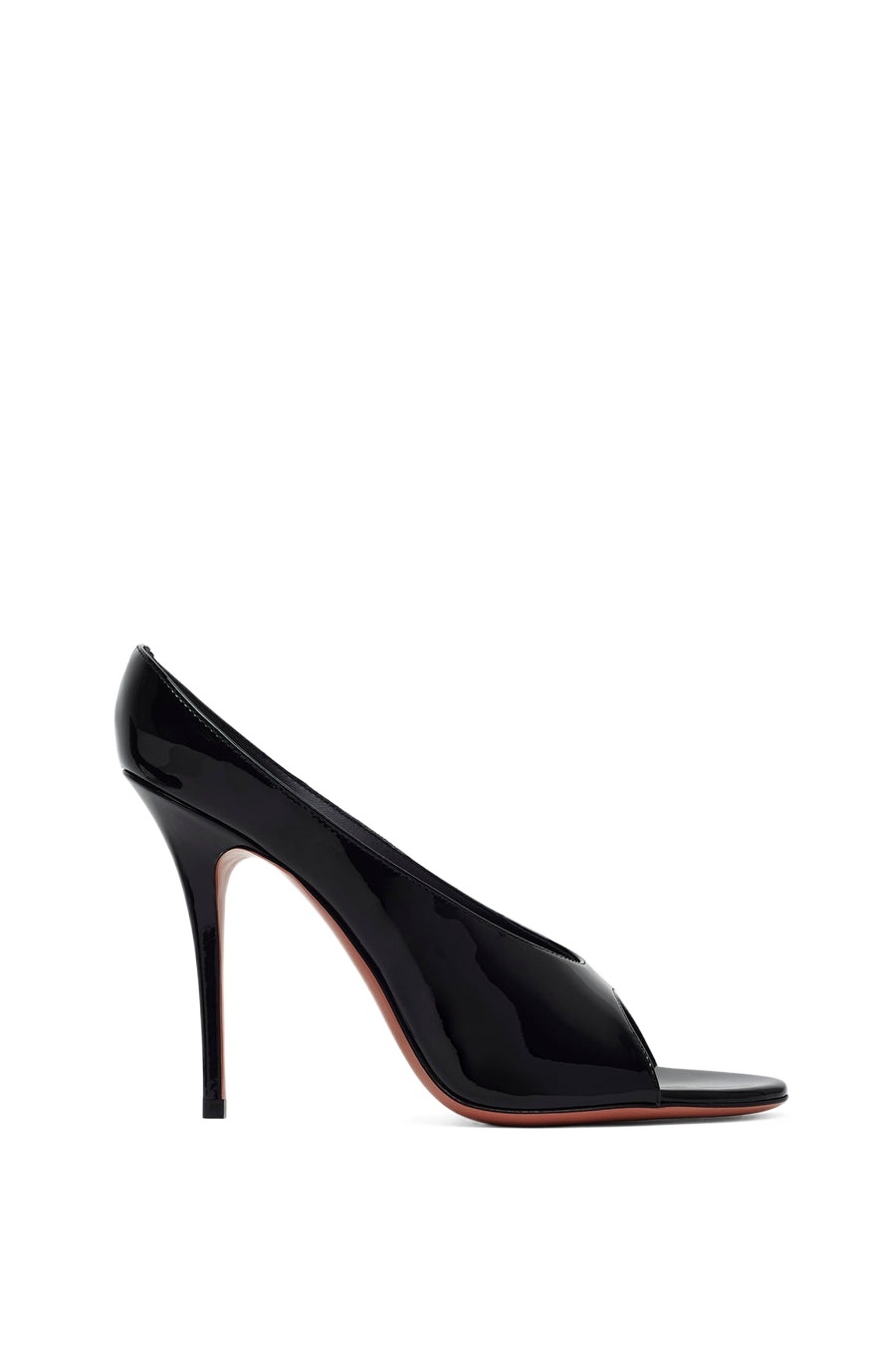 Amina Muaddi Anok Slipper 105 Patent Black 105 Mm Sm