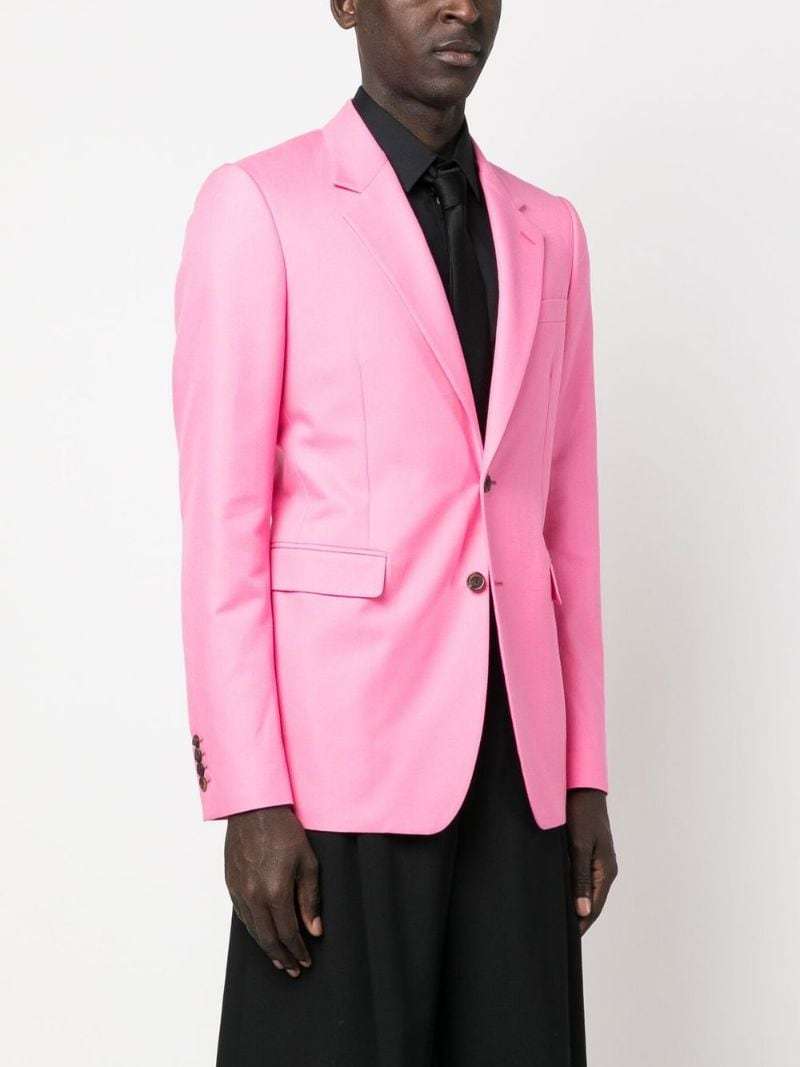 ALEXANDER MCQUEEN SINGLE-BREASTED BUTTON BLAZER