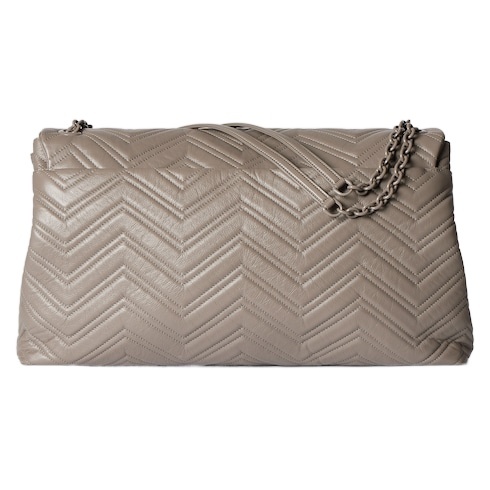 Gucci Gg Marmont Maxi Shoulder Bag In White