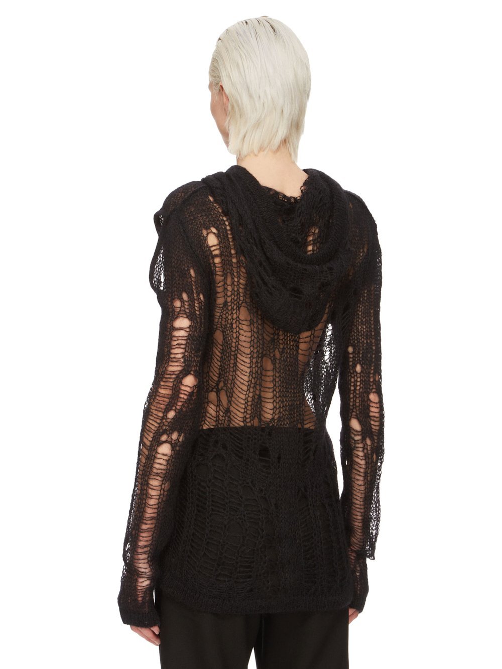 Rick Owens Spider Hoodie Sweaters And Cardigans Black In Black