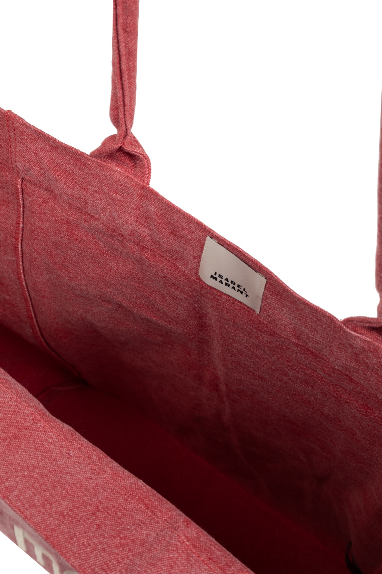 Isabel Marant Yenky Logo Printed Tote Bag In Pink