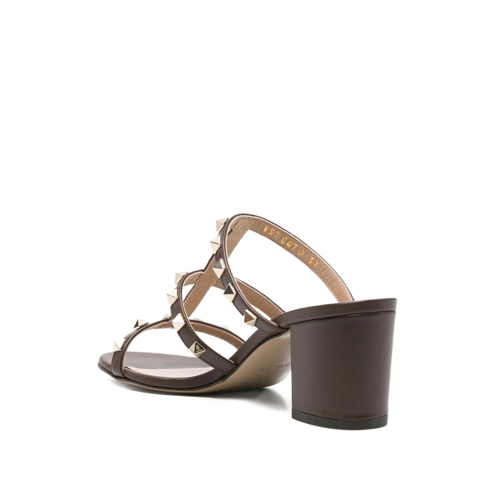 Valentino 60mm Rockstud-embellished Sandals In Multi