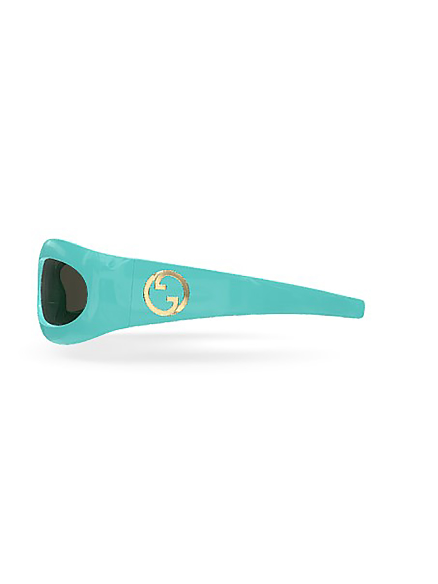 Gucci Logo Square Tinted Sunglasses In Green