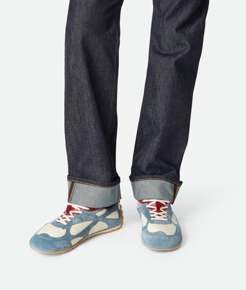 Bottega Veneta Orbit Flash Sneaker In Blue