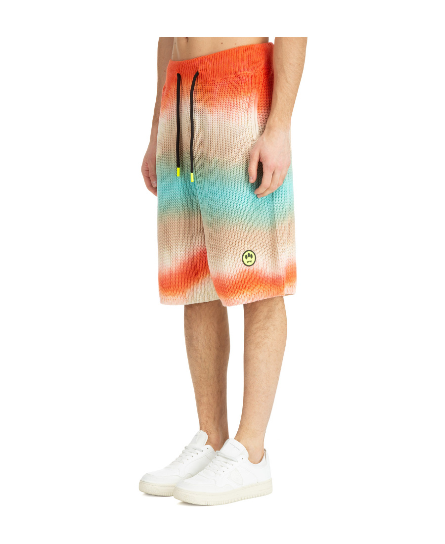 Barrow Cotton Bermuda Shorts In Nude