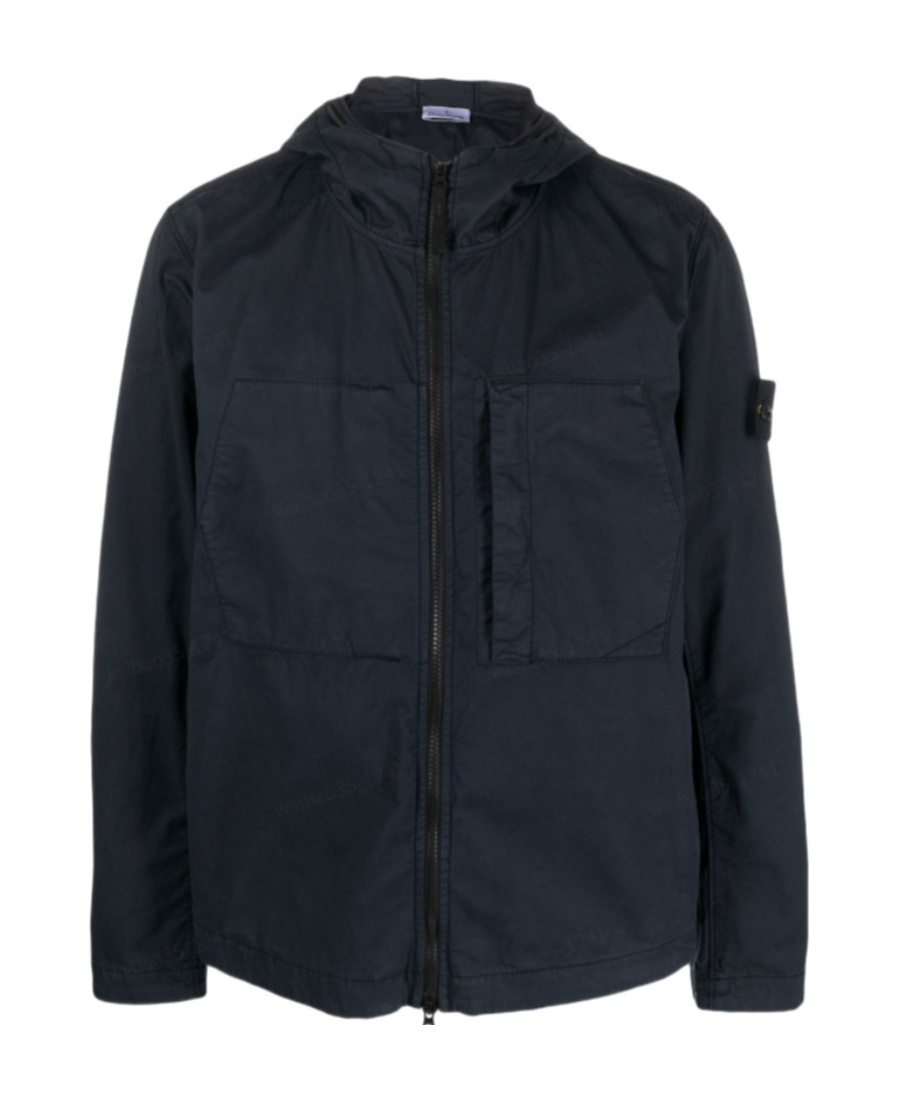 Stone Island Hooded Casual Jacket In Multi