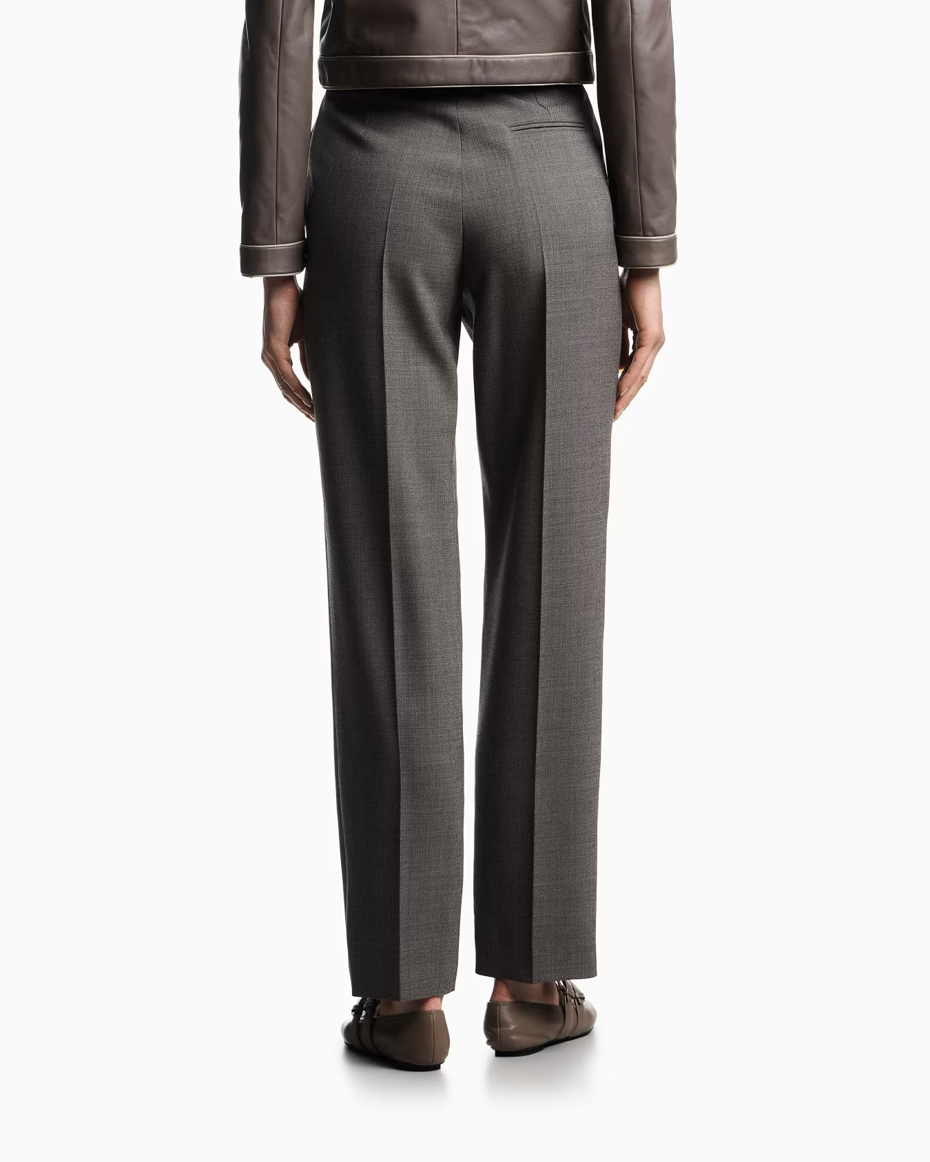 Emporio Armani Tailored Trousers In Gray