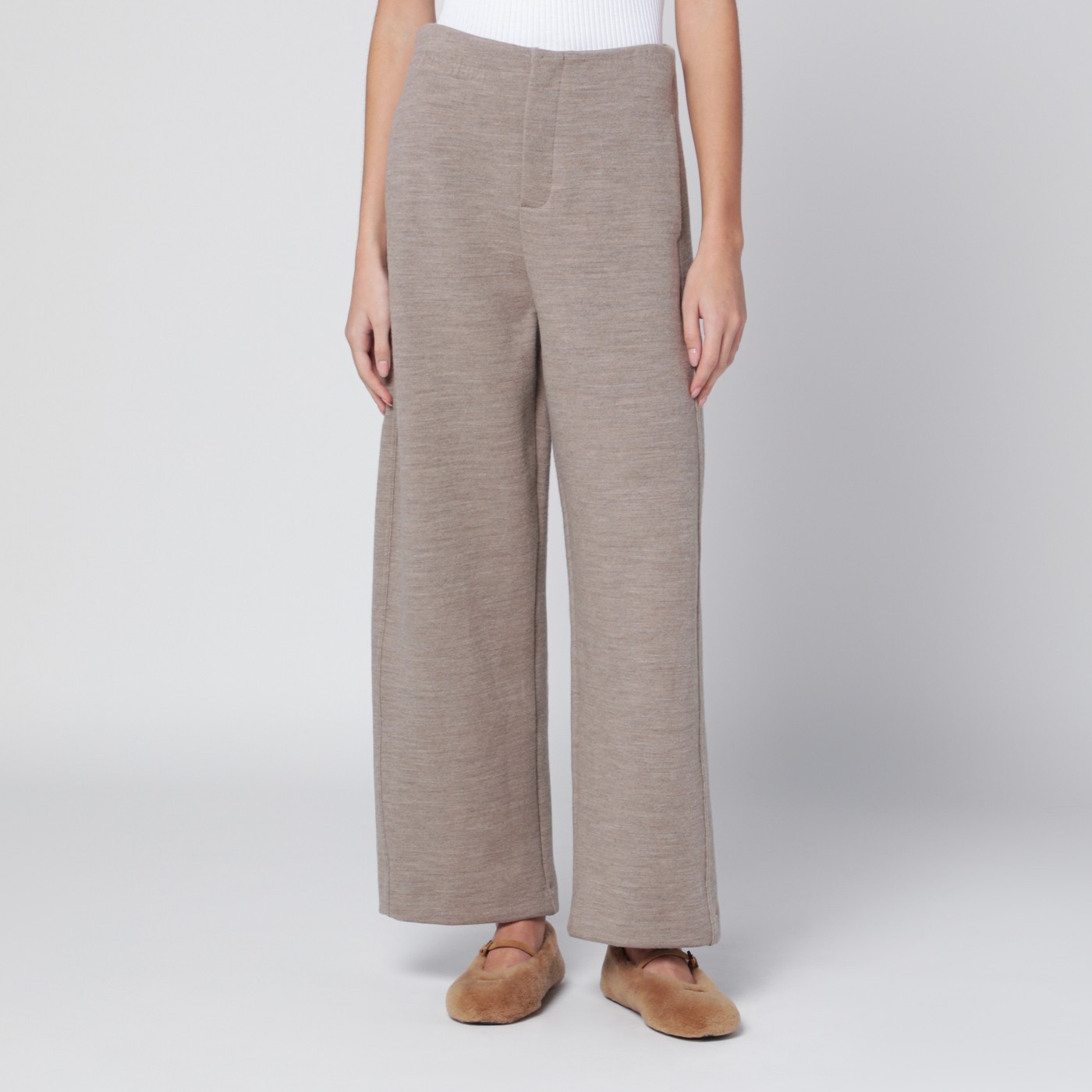 Max Mara Pocket Casual Pants In Gray