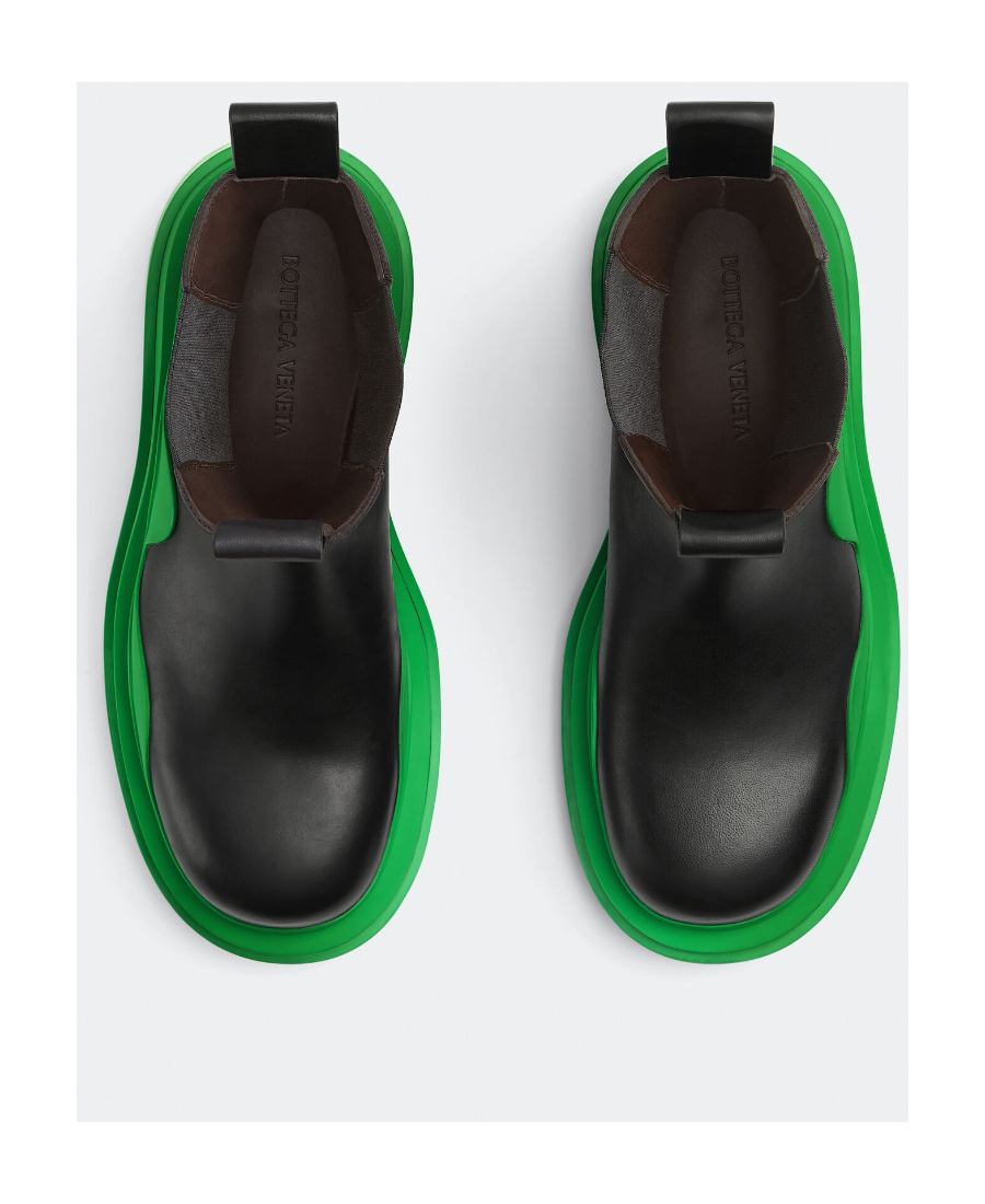 BOTTEGA VENETA CONTRAST CHUNKY SOLE BOOTS