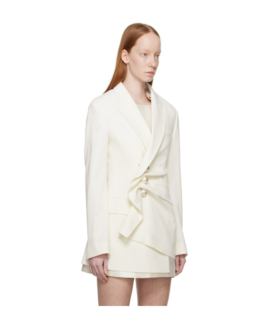 Kimhēkim Venus Suit Jacket In White