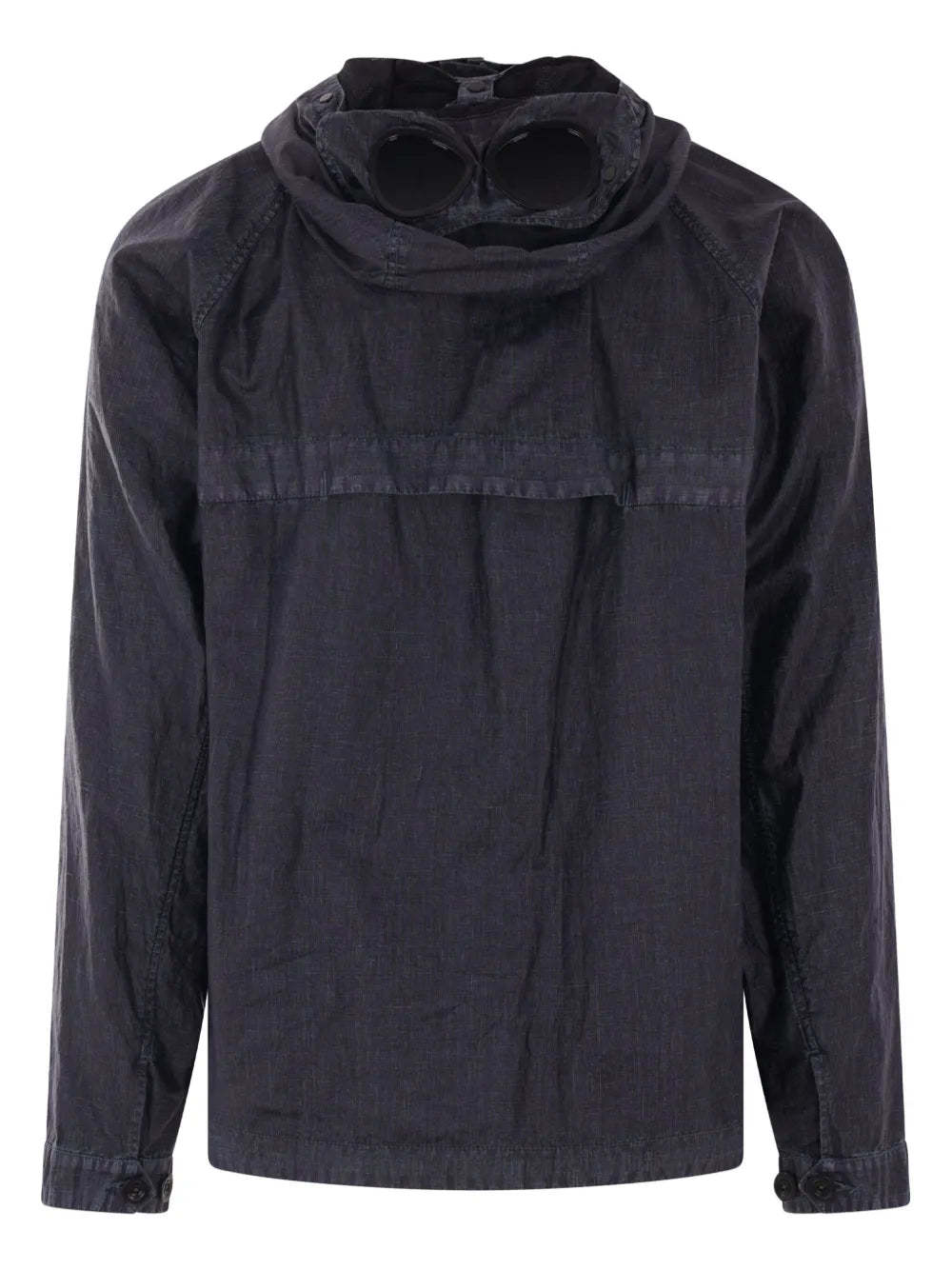 C.p. Company Long Sleeve Hooded Casual Jacket In Blue