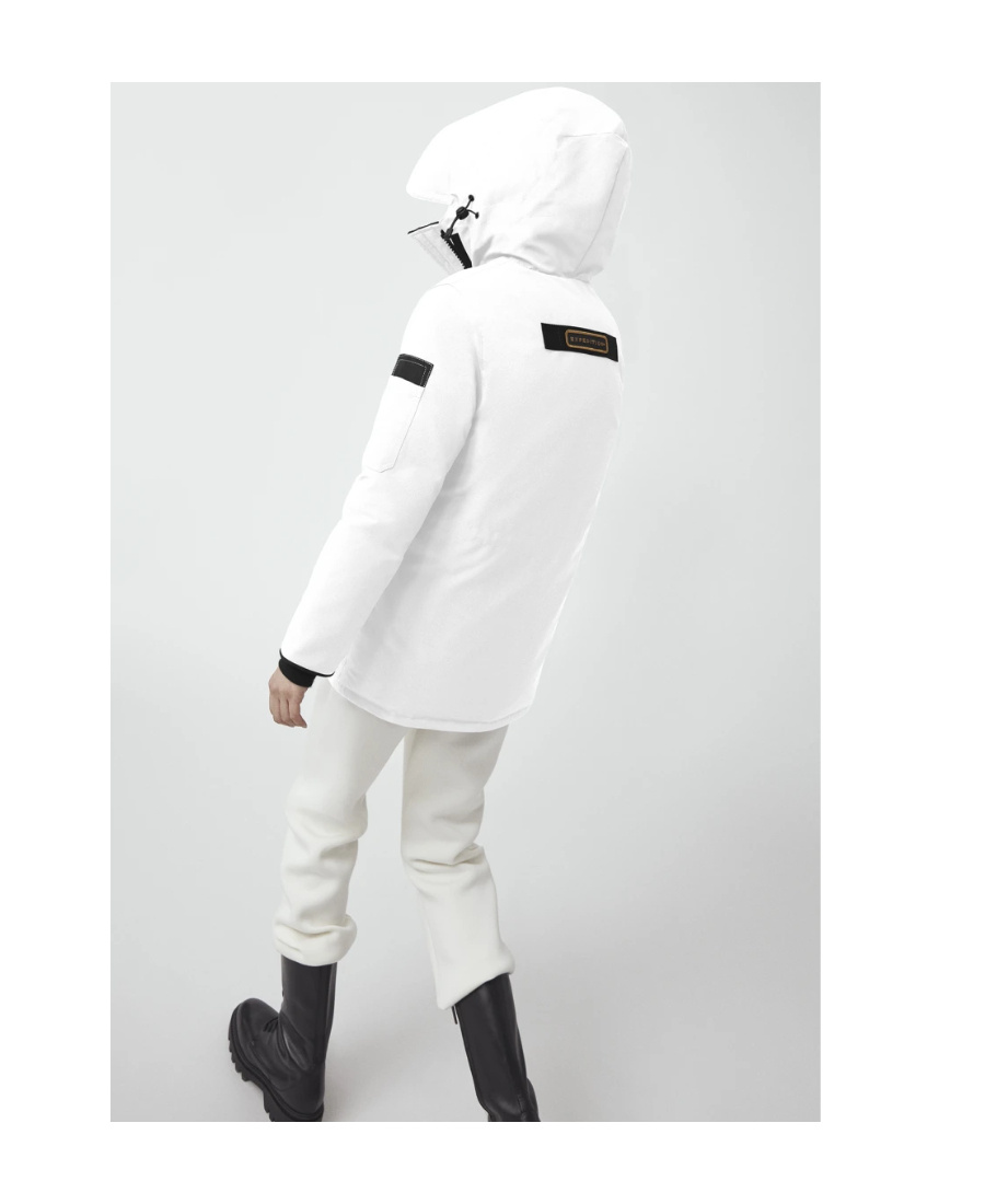 Canada Goose Expedition Parker Down Jacket In White
