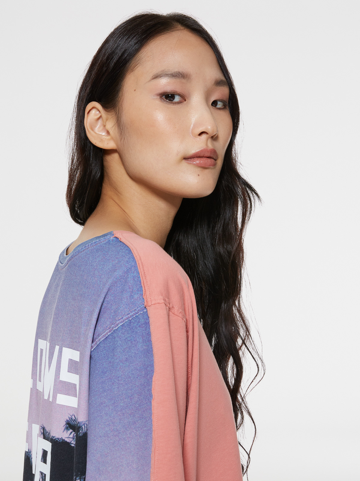 Golden Goose Palm Tree-print T-shirt In Pink