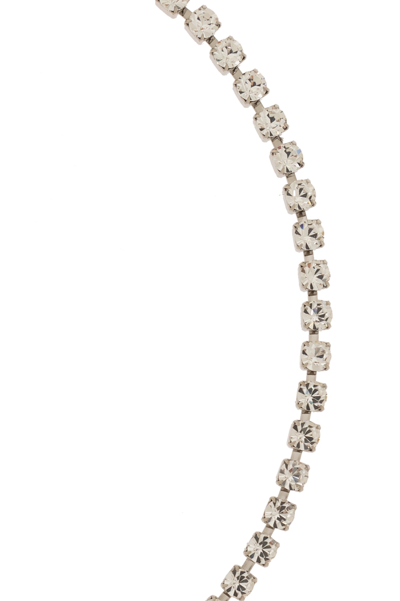 Dsquared2 Crystal Embellished Pendant Necklace In Yellow