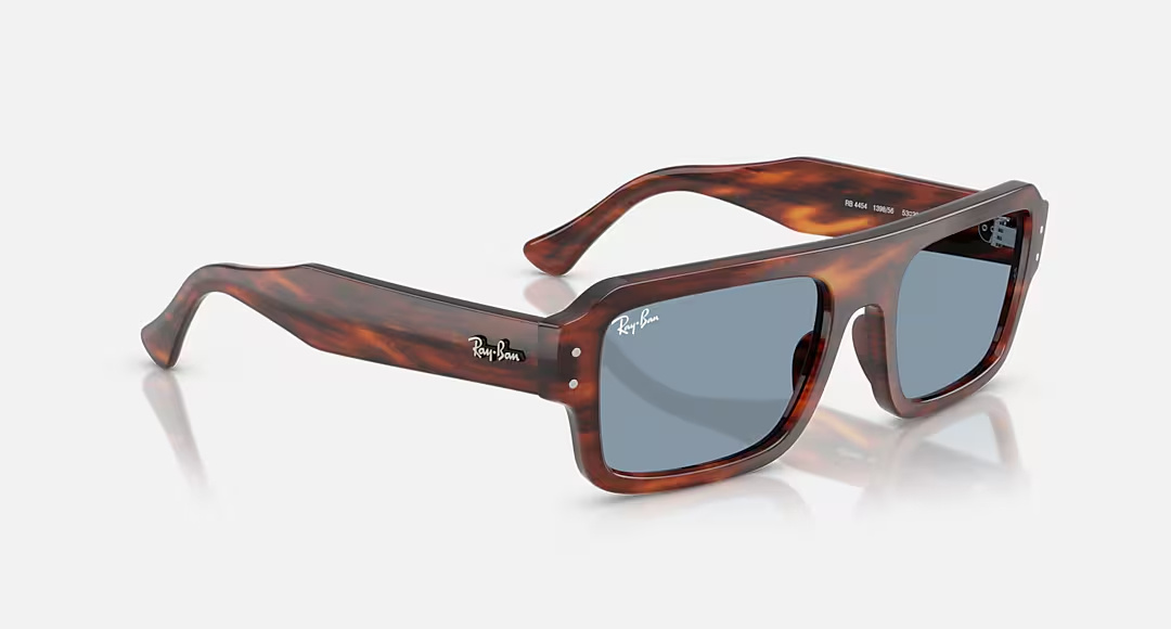 Ray Ban Ray-ban 56mm Rectangular Sunglasses In Blue