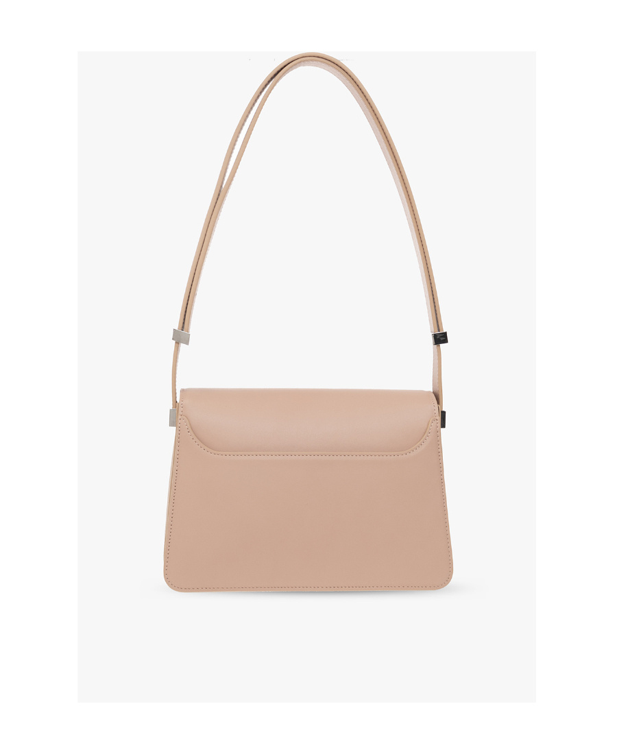 Shop Lanvin Concerto Pm Shoulder Bag In Nude