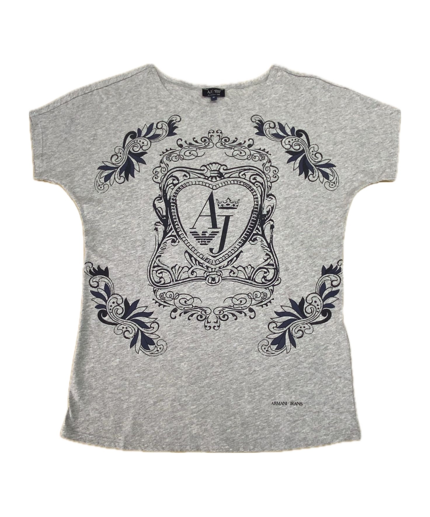 Armani Jeans Short-sleeved T-shirt In Gray